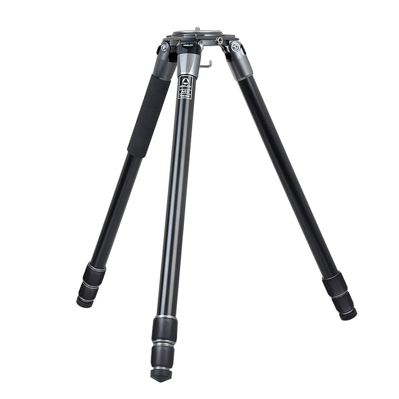 kingjoy a65 professional travelling and video tripod leg with bigger head base for long lenses camera