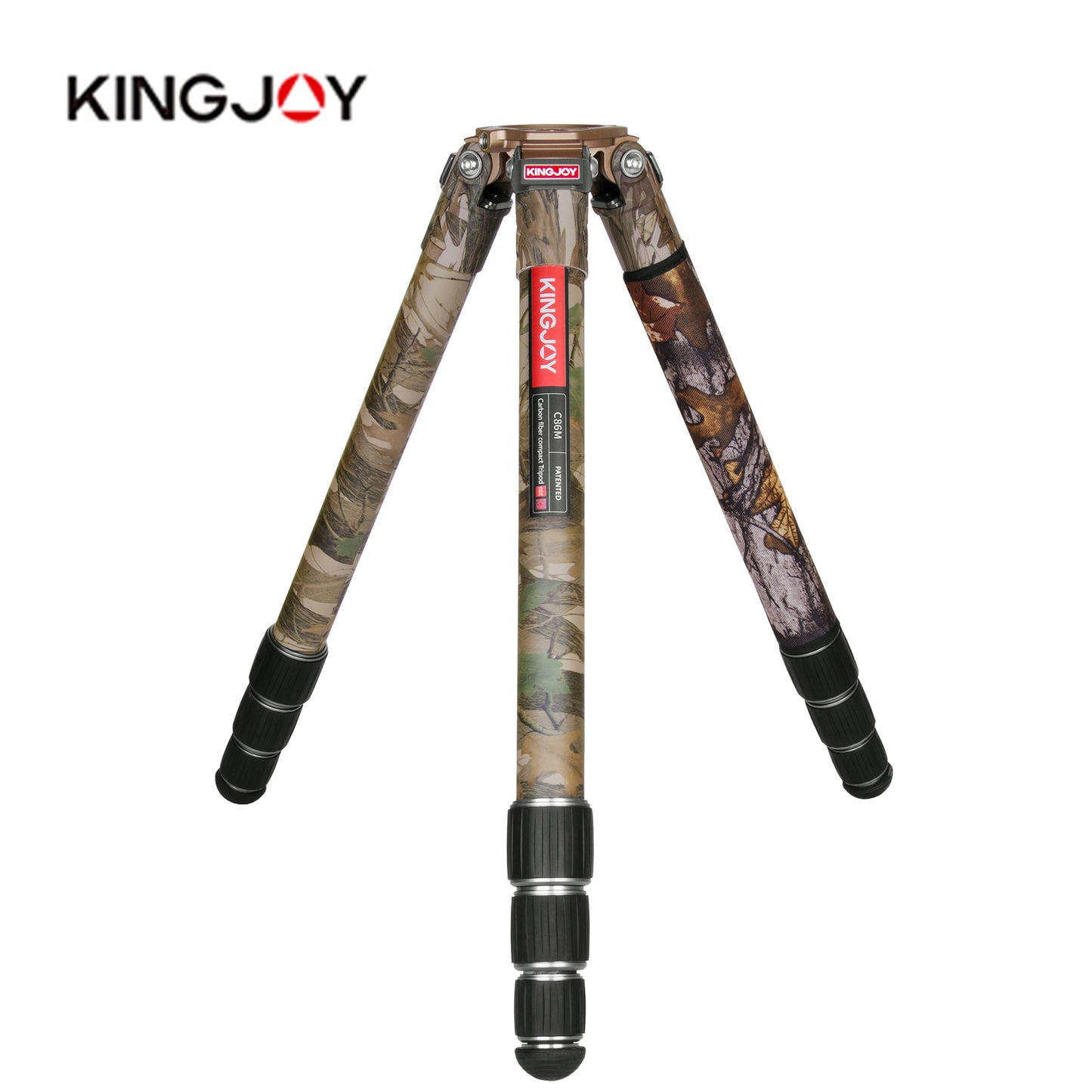 kingjoy c86m camouflage carbon fiber tripod