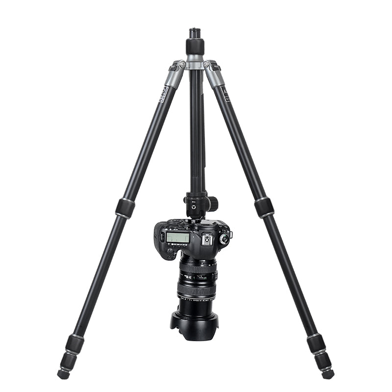 Kingjoy A63 professional aluminum tripod with T21 ball head-4 section, 69in, 5.4lbs