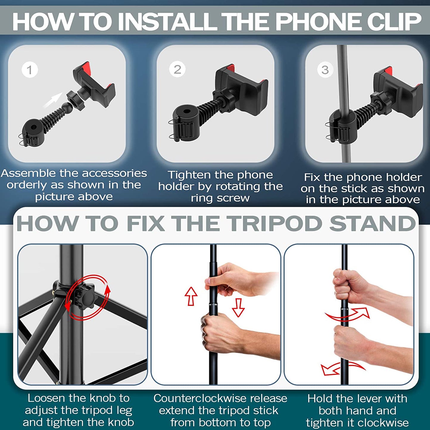 how to install the phone clip