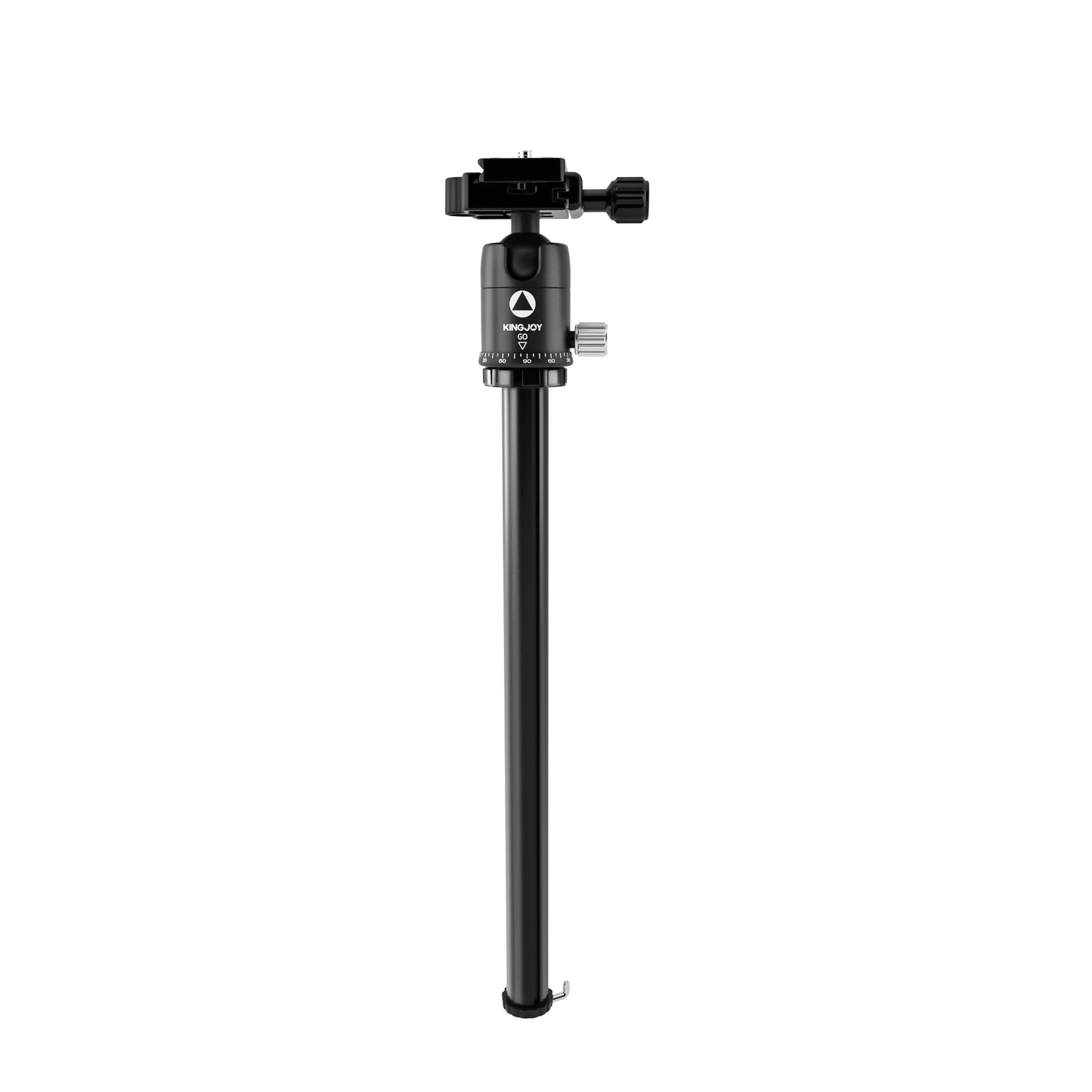 Kingjoy G55 aluminum compact foldable lightweight twist lock photo tripod with G0 ball head-4 section, 61in. 3lbs