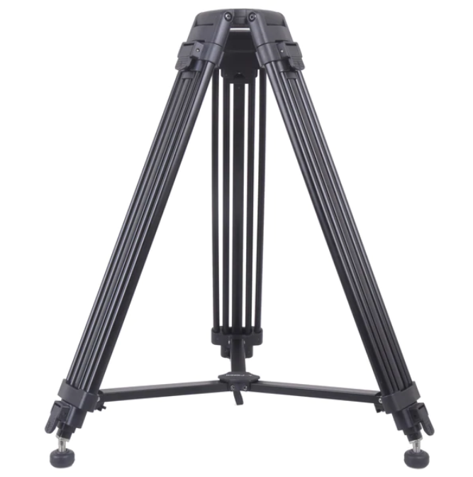 Kingjoy VT-3500 heavy-duty aluminum tripod with VT-3530 fluid head-3 section, 78in, 12.8lbs