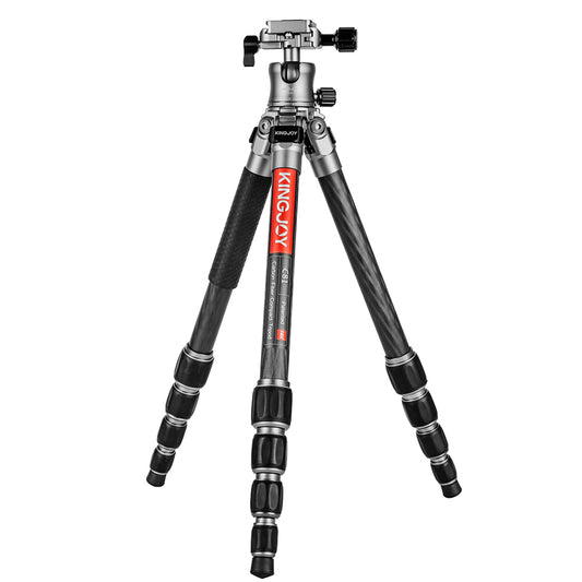 Kingjoy C81 portable traveling carbon fiber tripod-5 section