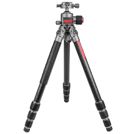 Kingjoy C82 carbon fiber tripod-4 section, 50in, 3lbs